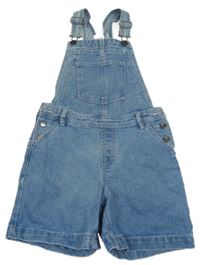 Nové - Světlemodré laclové riflové kraťasy M&Co.