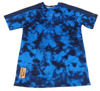 Tmavomodré batikované sportovní tričko Bekkin