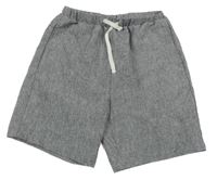 Sivé melírované kraťasy Shein