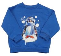 Tmavomodrá mikina s tučňákem Matalan