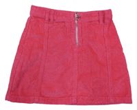 Fuchsiová menšestrová sukňa Matalan