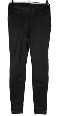 Dámské černé černé potažené tregíny 