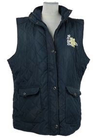 Dámská tmavomodrá prošívaná zateplená vesta s nápisem Regatta 