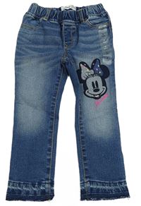 Modré džegíny s Minnie GAP