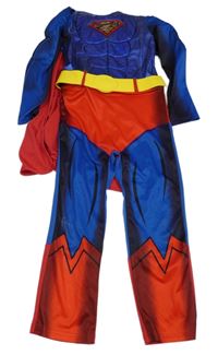 Kostým- modro-červený overal s pláštěm- Superman TU