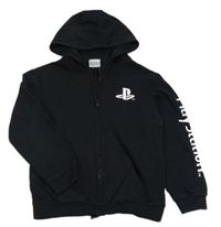 Černá propínací mikina Playstation s kapucňou