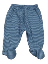 Modré pruhované polodupky