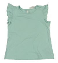 Mátové tričko s volány H&M