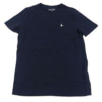 Tmavomodré tričko Jack Wills 