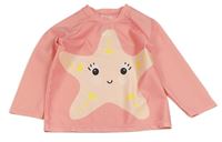 Korálové UV tričko s hvězdicí H&M