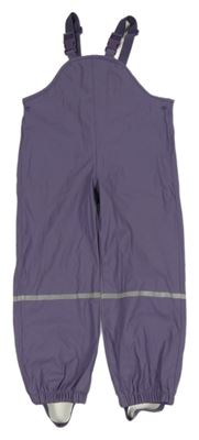 Fialové nepromokavé laclové kalhoty Lupilu