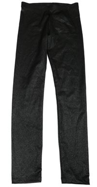 Čierne trblietavé legíny F&F