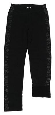 Čierne legíny s nápismi S. Oliver