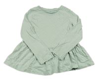 Zelenkavé puntíkaté triko George