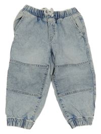 Svetlomodré jogger rifle H&M