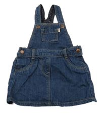 Tmavomodré rifľové na traké šaty Kiabi