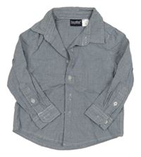 Tmavomodro-sivá vzorovaná košeľa Lupilu