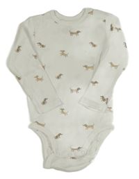 Bílé body s jezevčíky H&M