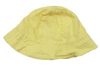 Žltý plátenný klobúk H&M
