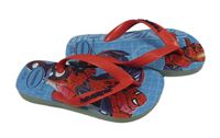 Modro-červené gumové žabky se Spider-manem Havaianas vel. 29