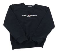 Tmavomodrá mikina s logem Tommy Hilfiger