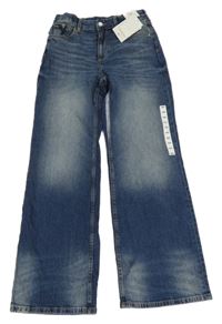 Nové - Modré baggy rifle H&M