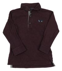 Švestkové polo triko s autem Next