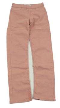 Svetloružové džegíny H&M