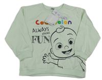 Nové - Světlezelená mikina Cocomelon George