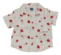 Nové - Bílá košile s listy Old Navy