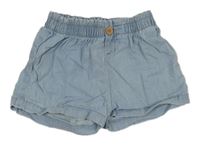 Světlemodré lehké riflové kraťasy H&M