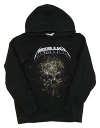 Černá mikina Metallica s kapucňou H&M