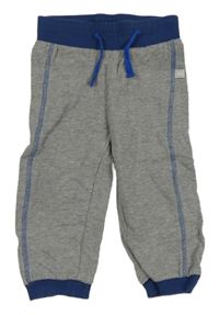 Šedo-tmavomodré melírované tepláky Liegelind