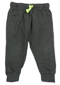 Tmavosivé melírované tepláky TESSENTIALS