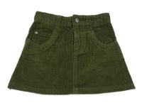 Nové - khaki menšestrová sukňa s kamienkami Charles Vögele