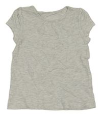 Svetlosivé melírované tričko H&M