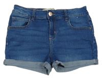 Tmavomodré riflové kraťasy Denim Co.