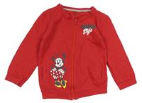 Červená prepínaci mikina s Minnie Disney