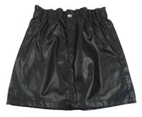 Čierna koženková sukňa zn. H&M