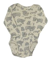 Smotanové body so zvířaty H&M
