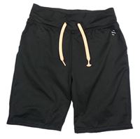 Čierne športové elastické kraťasy H&M