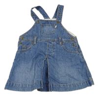 Modré riflové laclové šaty H&M