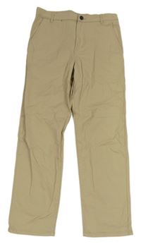 Béžové plátěné chino kalhoty H&M
