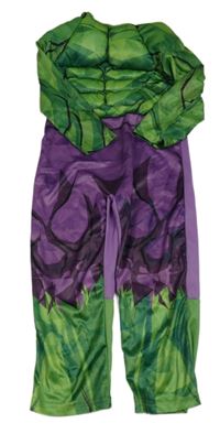 Kostým - Zeleno-fialový overal - Hulk zn. George