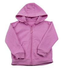 Tmavoružová prepínaci mikina s kapucňou Dunnes