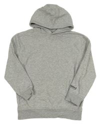 Sivá melírovaná mikina s kapucňou George