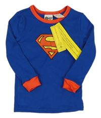 Nové - Safírové triko s logem Supermana