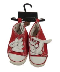 Nové - Červeno-bílé capáčky Next vel. 17