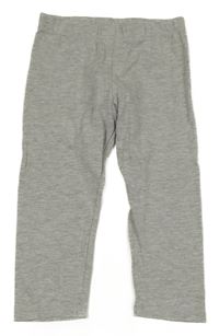 Sivé melírované capri legíny Alive