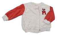 Smetanovo-červená baseballová mikina s Minnie LC Waikiki